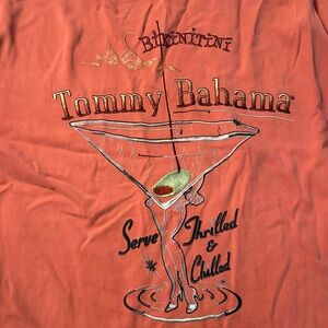 Tommy Bahama embroidered silk shirt L